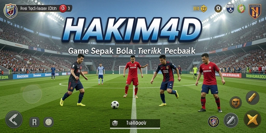 Screenshot HAKIM4D menampilkan aksi bermain sepak bola yang mendebarkan.