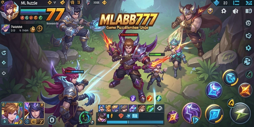 Tampilan gameplay menarik dan penuh warna dari MLBB777.