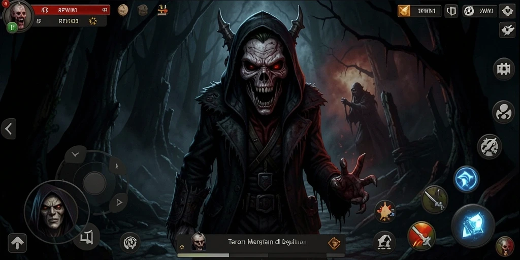 Gameplay RPWIN1 yang menyeramkan dan penuh ketegangan.