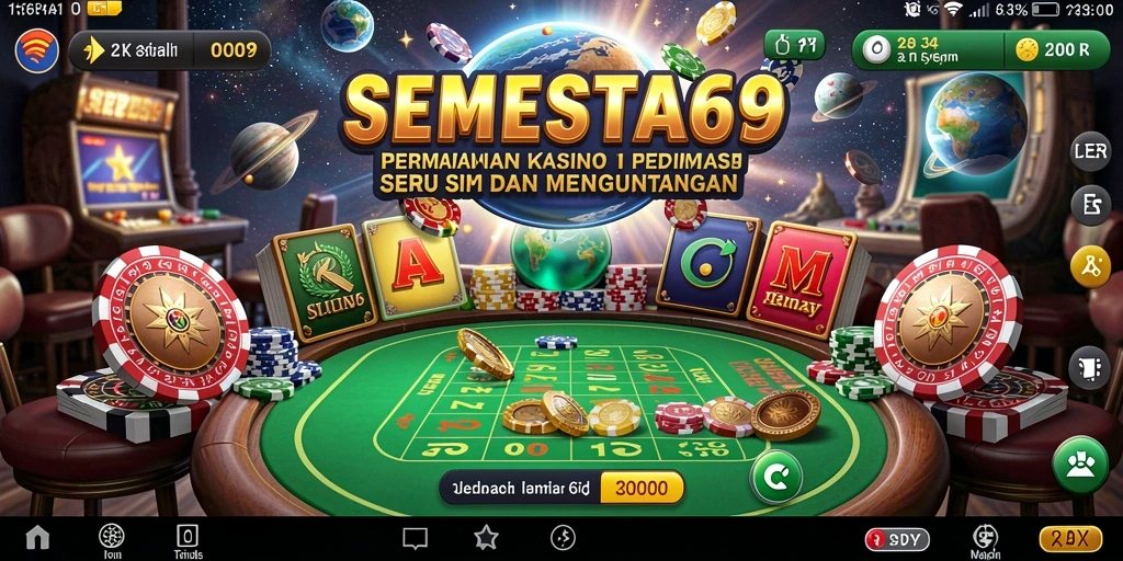 Gameplay seru di SEMESTA69 dengan banyak permainan kasino.
