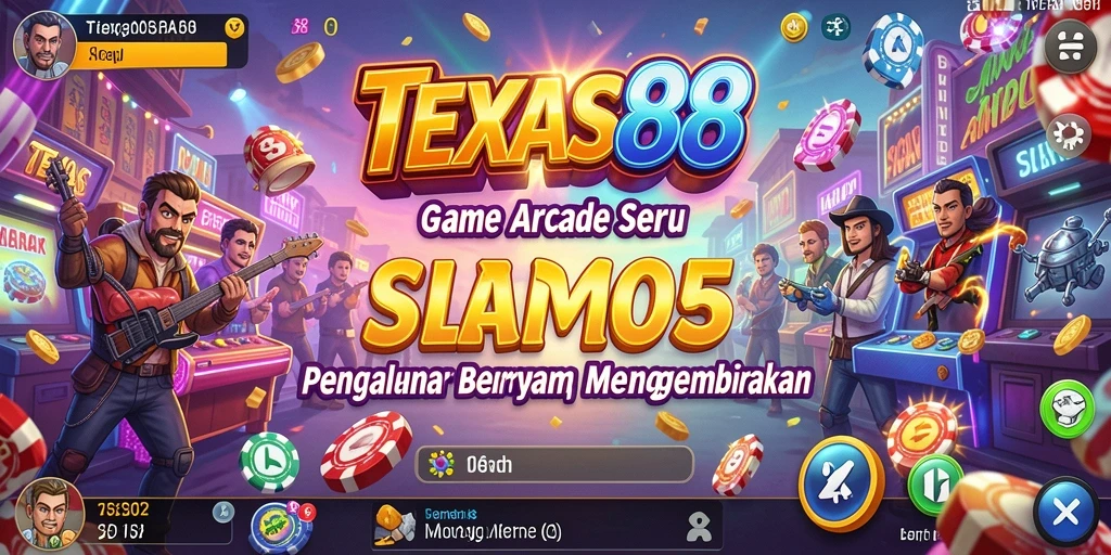 Gameplay seru dan menantang dari TEXAS88 di layar.